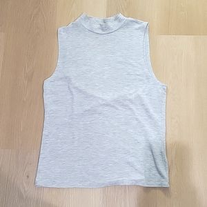 Soft mock neck tank
